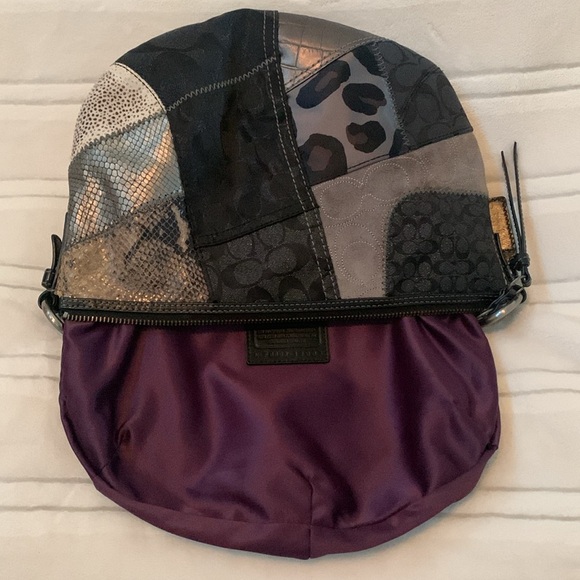 Authentic Coach Patchwork Soho Hobo Pattern Bag - Picture 9 of 11